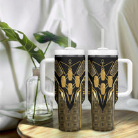 Egypt Canopic Jars Tumbler With Handle Ancient Mythology Four Sons of Horus