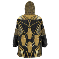 Egypt Canopic Jars Wearable Blanket Hoodie Ancient Mythology Four Sons of Horus