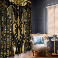 Egypt Canopic Jars Window Curtain Ancient Mythology Four Sons of Horus