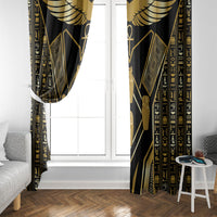 Egypt Canopic Jars Window Curtain Ancient Mythology Four Sons of Horus