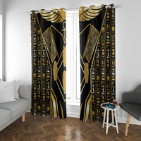 Egypt Canopic Jars Window Curtain Ancient Mythology Four Sons of Horus