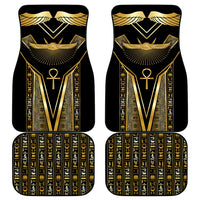 Egypt Winged Sun Car Mats Ancient Mythology Golden Ankh