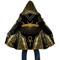 Egypt Winged Sun Cloak Ancient Mythology Golden Ankh