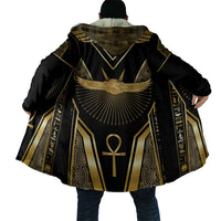 Egypt Winged Sun Cloak Ancient Mythology Golden Ankh