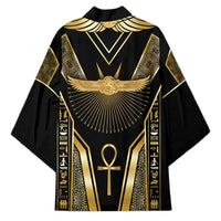 Egypt Winged Sun Kimono Ancient Mythology Golden Ankh