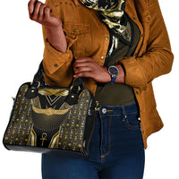 Egypt Winged Sun Shoulder Handbag Ancient Mythology Golden Ankh
