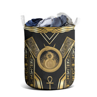Egypt Ouroboros Laundry Basket Ancient Mythology Infinity Serpent Gold