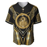 Egypt Ouroboros Baseball Jersey Ancient Mythology Infinity Serpent Gold