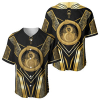 Egypt Ouroboros Baseball Jersey Ancient Mythology Infinity Serpent Gold