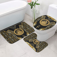 Egypt Ouroboros Bathroom Set Ancient Mythology Infinity Serpent Gold