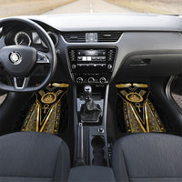 Egypt Ouroboros Car Mats Ancient Mythology Infinity Serpent Gold