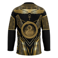 Egypt Ouroboros Hockey Jersey Ancient Mythology Infinity Serpent Gold