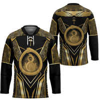 Egypt Ouroboros Hockey Jersey Ancient Mythology Infinity Serpent Gold