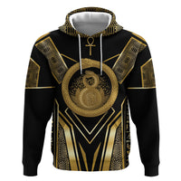 Egypt Ouroboros Hoodie Ancient Mythology Infinity Serpent Gold