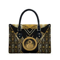 Egypt Ouroboros Leather Bag Ancient Mythology Infinity Serpent Gold