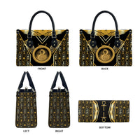 Egypt Ouroboros Leather Bag Ancient Mythology Infinity Serpent Gold