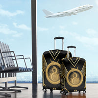 Egypt Ouroboros Luggage Cover Ancient Mythology Infinity Serpent Gold