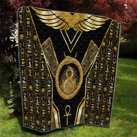 Egypt Ouroboros Quilt Ancient Mythology Infinity Serpent Gold