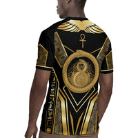 Egypt Ouroboros Rugby Jersey Ancient Mythology Infinity Serpent Gold