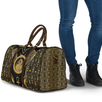 Egypt Ouroboros Travel Bag Ancient Mythology Infinity Serpent Gold