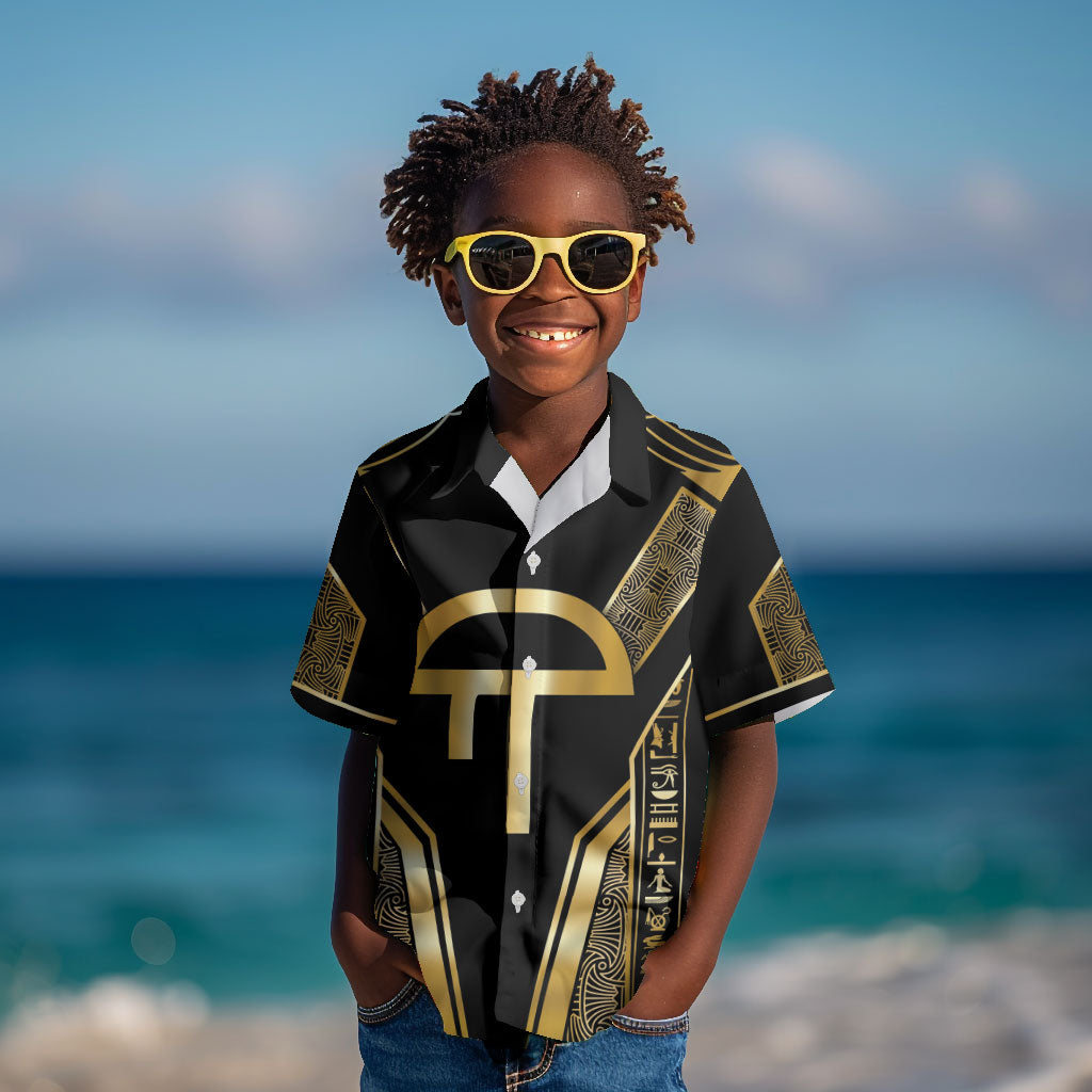 Egypt Amenta Kid Hawaiian Shirt Ancient Mythology Underworld Realm