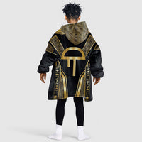 Egypt Amenta Kid Wearable Blanket Hoodie Ancient Mythology Underworld Realm