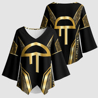 Egypt Amenta Kimono Sleeve Blouse Ancient Mythology Underworld Realm