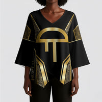 Egypt Amenta Kimono Sleeve Blouse Ancient Mythology Underworld Realm