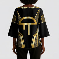 Egypt Amenta Kimono Sleeve Blouse Ancient Mythology Underworld Realm
