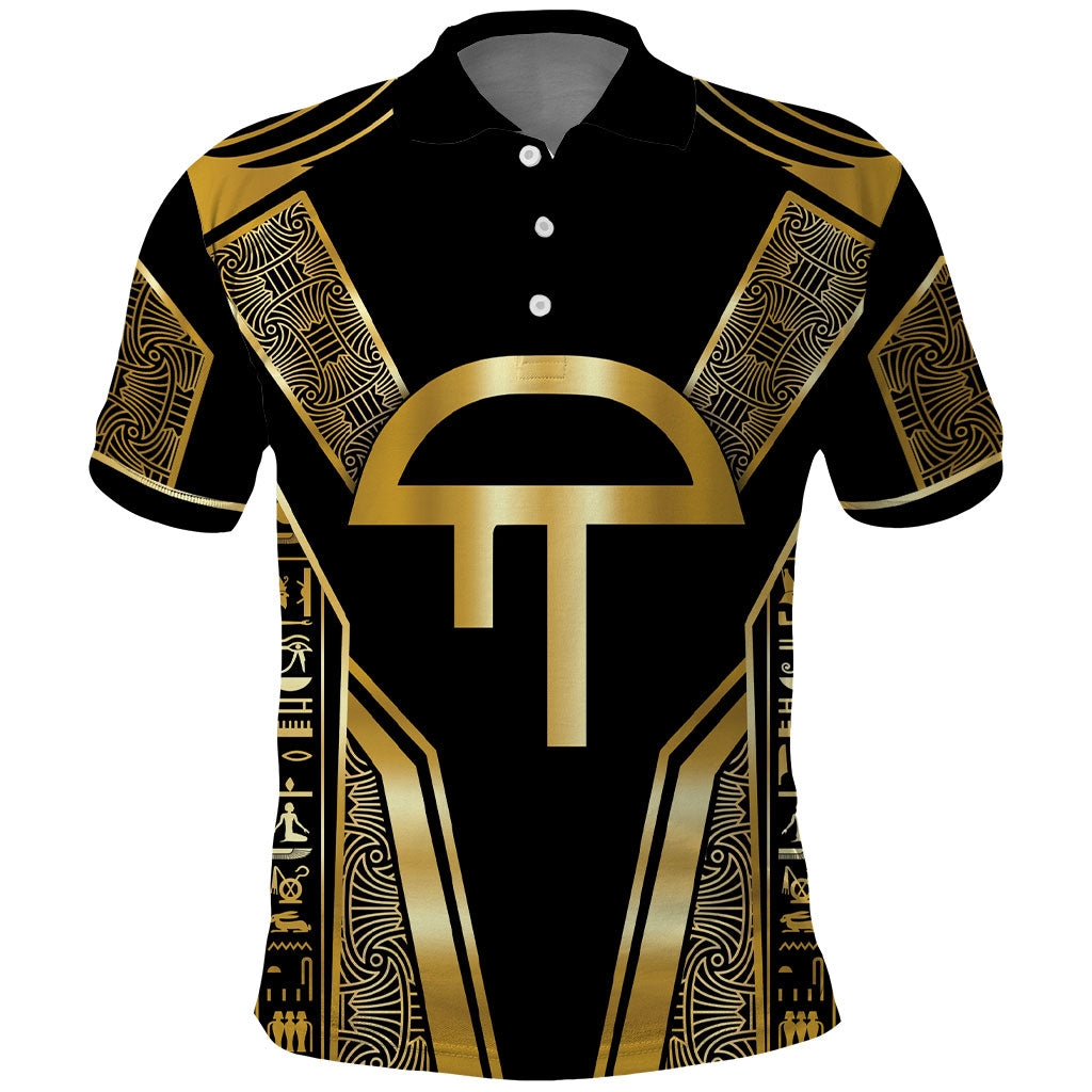 Egypt Amenta Polo Shirt Ancient Mythology Underworld Realm