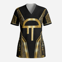 Egypt Amenta Scrub Top Ancient Mythology Underworld Realm
