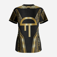 Egypt Amenta Scrub Top Ancient Mythology Underworld Realm