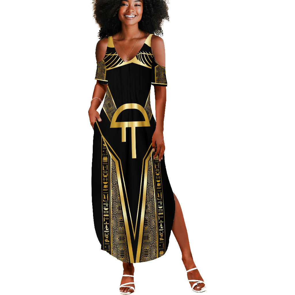 Egypt Amenta Summer Maxi Dress Ancient Mythology Underworld Realm