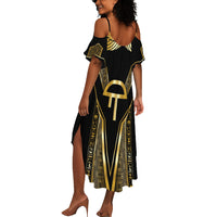 Egypt Amenta Summer Maxi Dress Ancient Mythology Underworld Realm