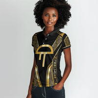 Egypt Amenta Women Polo Shirt Ancient Mythology Underworld Realm