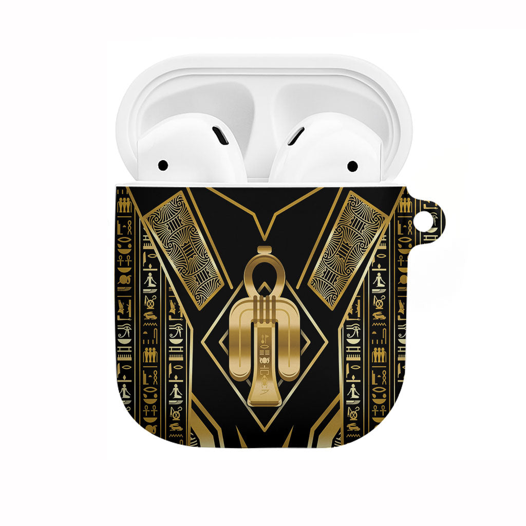 Egypt Tyet AirPods Case Ancient Mythology Knot Of Isis Gold