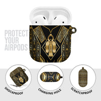 Egypt Tyet AirPods Case Ancient Mythology Knot Of Isis Gold
