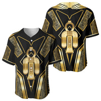 Egypt Tyet Baseball Jersey Ancient Mythology Knot Of Isis Gold