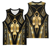 Egypt Tyet Basketball Jersey Ancient Mythology Knot Of Isis Gold
