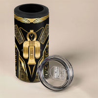 Egypt Tyet 4 in 1 Can Cooler Tumbler Ancient Mythology Knot Of Isis Gold