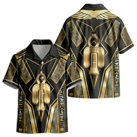 Egypt Tyet Kid Hawaiian Shirt Ancient Mythology Knot Of Isis Gold DT05