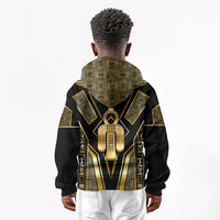 Egypt Tyet Kid Hoodie Ancient Mythology Knot Of Isis Gold