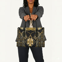 Egypt Tyet Leather Bag Ancient Mythology Knot Of Isis Gold