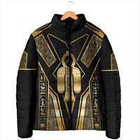 Egypt Tyet Padded Jacket Ancient Mythology Knot Of Isis Gold