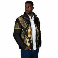 Egypt Tyet Padded Jacket Ancient Mythology Knot Of Isis Gold