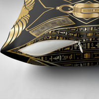 Egypt Tyet Pillow Cover Ancient Mythology Knot Of Isis Gold