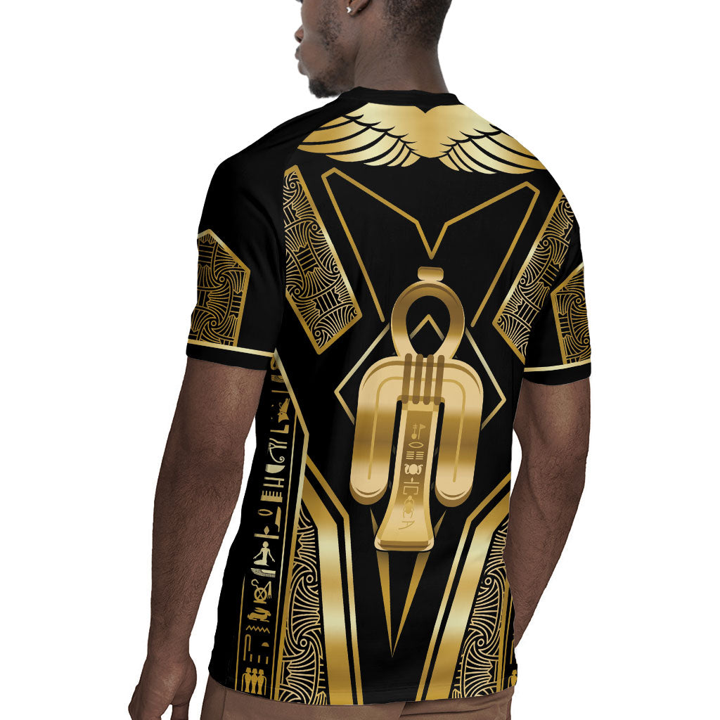 Egypt Tyet Rugby Jersey Ancient Mythology Knot Of Isis Gold