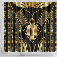 Egypt Tyet Shower Curtain Ancient Mythology Knot Of Isis Gold