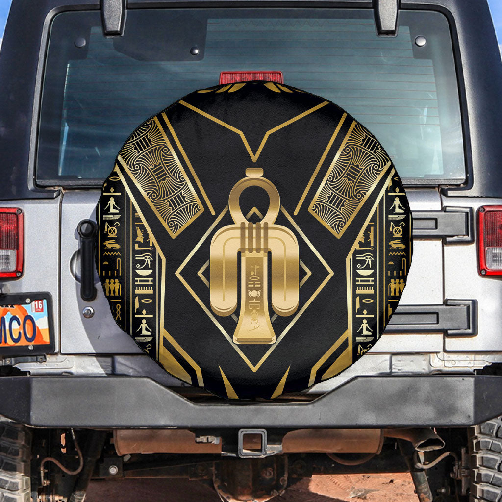 Egypt Tyet Spare Tire Cover Ancient Mythology Knot Of Isis Gold