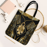 Egypt Tyet Tote Bag Ancient Mythology Knot Of Isis Gold